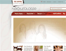 Tablet Screenshot of naturologie.com